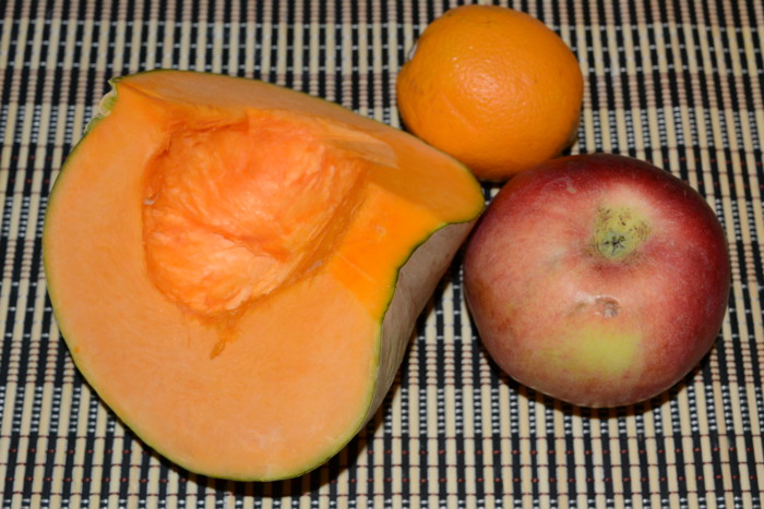 Салат из тыквы с апельсином и яблоком — рецепт с фото пошагово