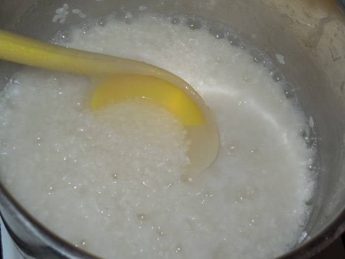 Вкусная рисовая каша на молоке и воде