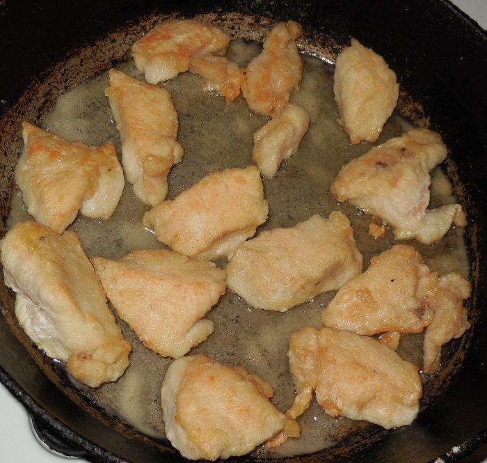 Куриное филе в крахмале на сковороде рецепт с фото