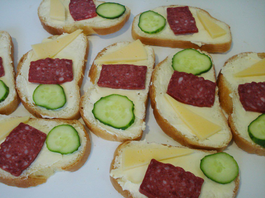 Мини бутерброды для фуршета рецепты с фото