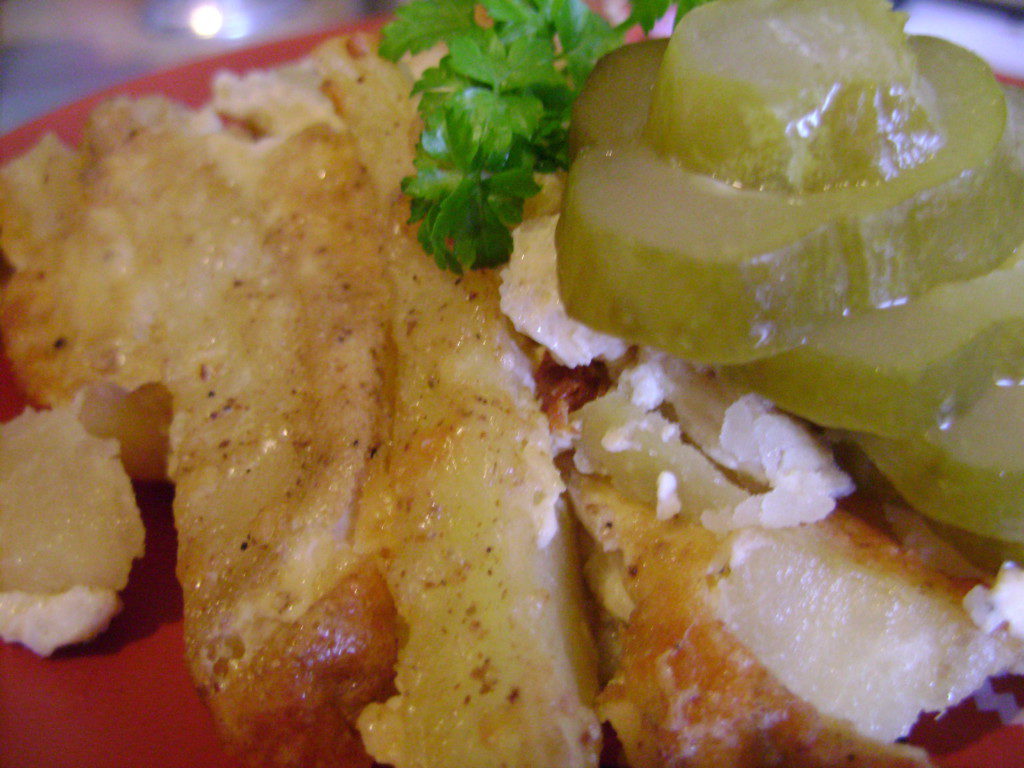 Картофель запеченный в духовке в сливочном соусе