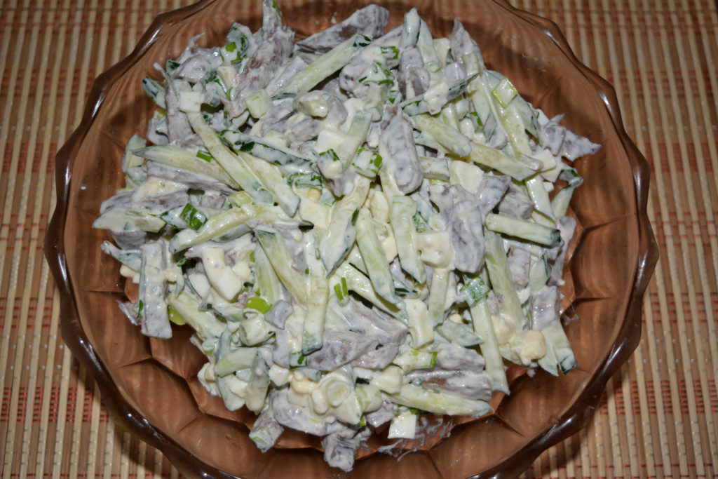 Простые салаты со свежим огурцом рецепты с фото простые и вкусные