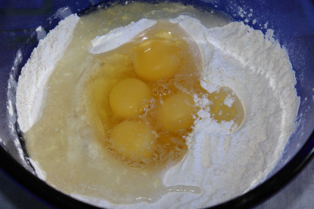 Домашняя лапша на яйцах, без воды