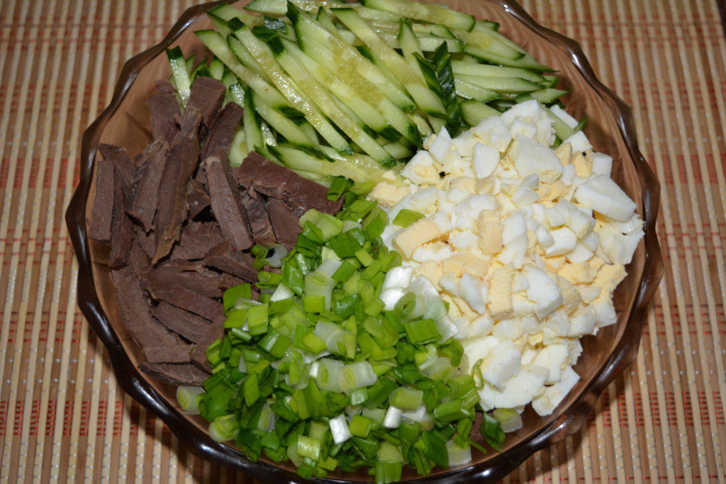 Салат с сердцем говяжьим рецепты с фото простые