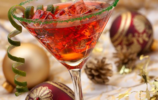 Новогодние напитки и коктейли 2017 - год Петуха