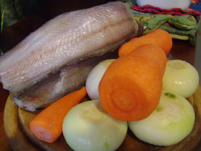 Бротола с овощами