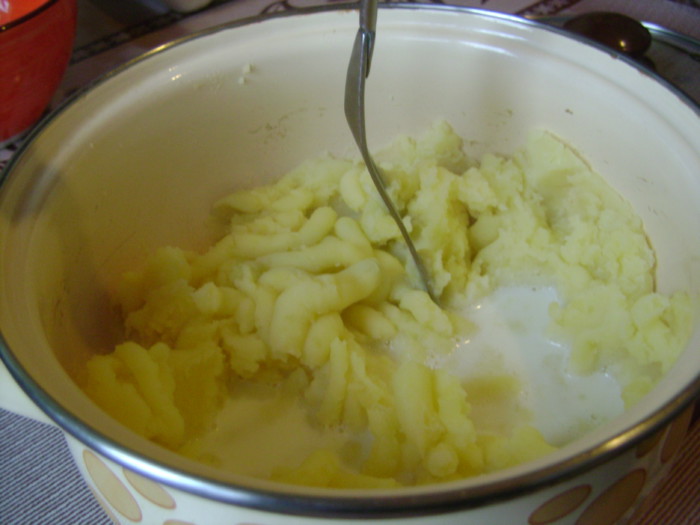 Картофельное пюре с молоком