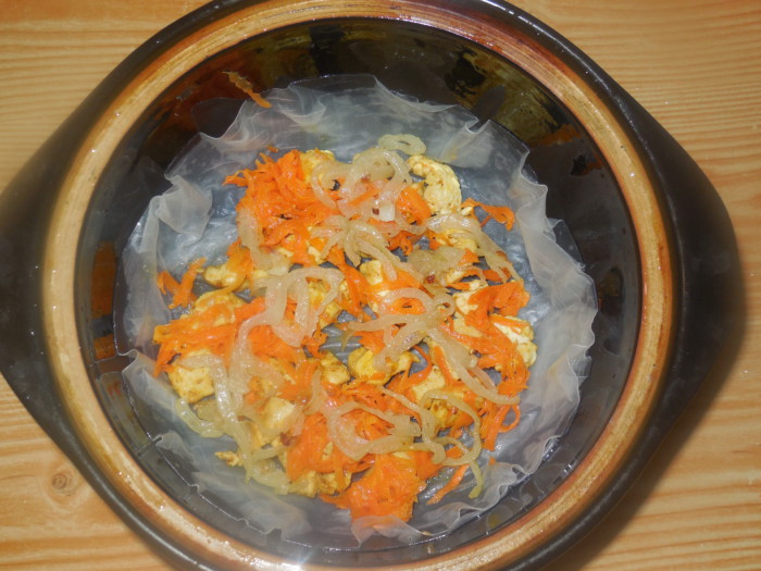 Оригинальные блюда из рисовой бумаги - запеканка или лазанья