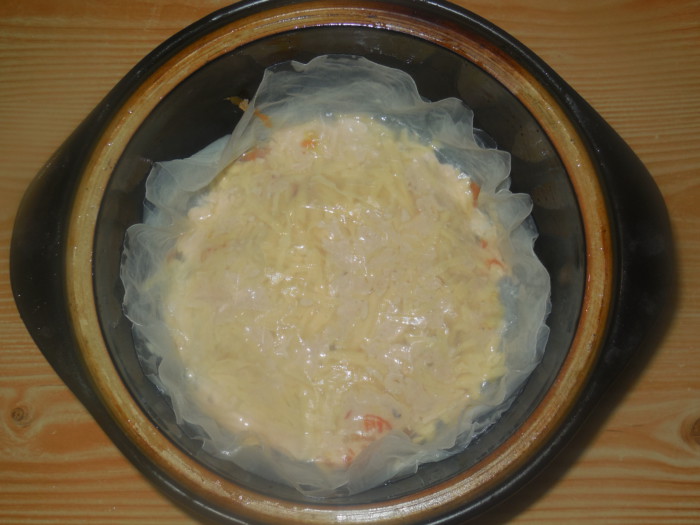 Оригинальные блюда из рисовой бумаги - запеканка или лазанья