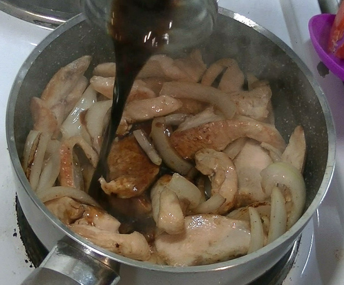 Куриное филе по-китайски в кисло-сладком соусе