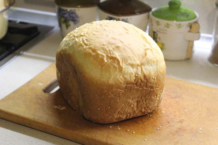 Домашний молочный хлеб в хлебопечке
