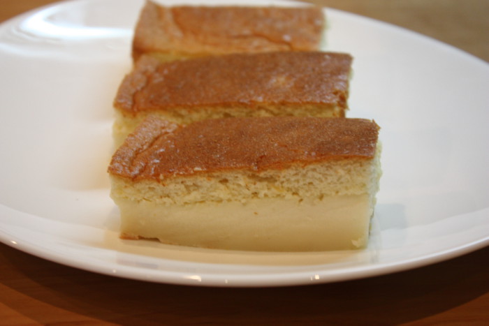 Умный пирог: одно тесто - три слоя