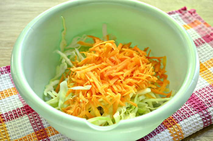 рецепт вкусного салата из свежей капусты и моркови