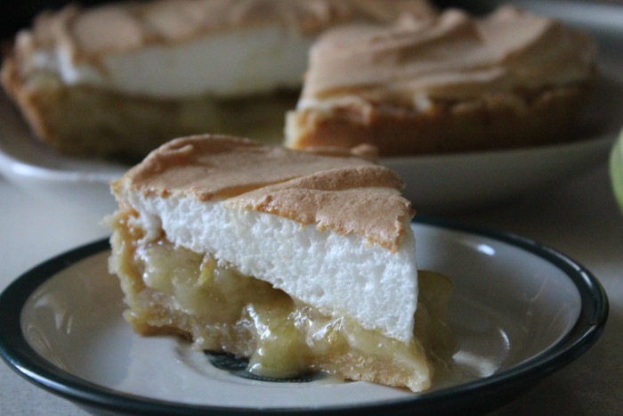 Яблочный пирог с суфле рецепт с фото рецепт