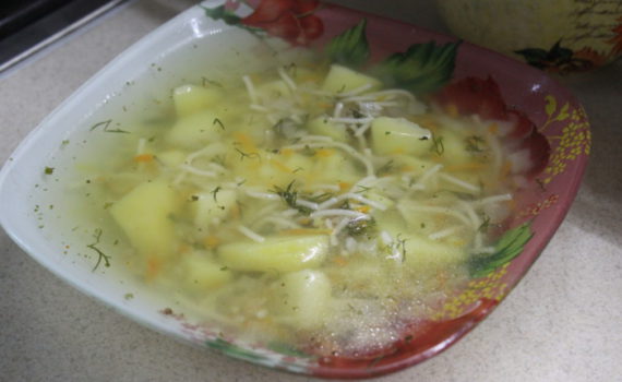 Рыбный суп из щуки с картошкой и вермишелью - быстрый и вкусный