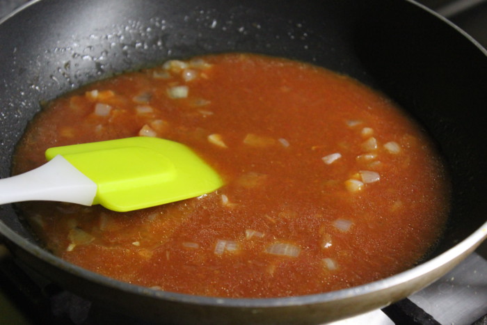 Спагетти с тунцом консервированным в томатно-сливочном соусе