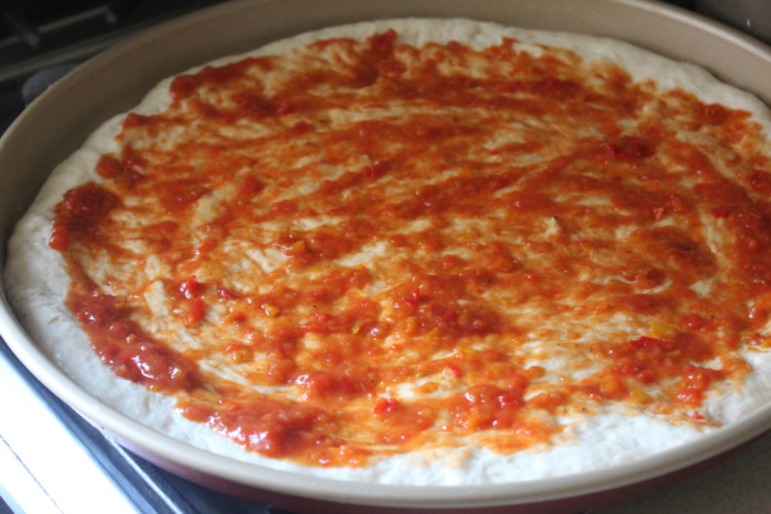 Пошаговый фото-рецепт пиццы с фаршем в духовке