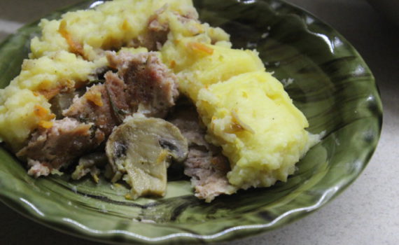 Английский пастуший пирог с фаршем и грибами - картофельная запеканка или пирог без теста