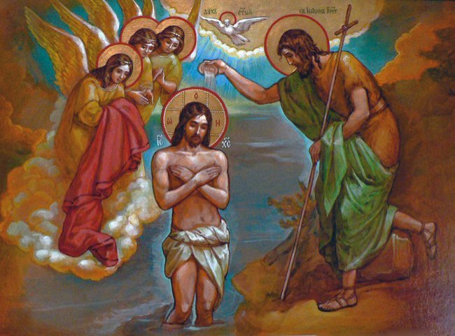 Христианские открытки с праздником Крещенский Сочельник без текста